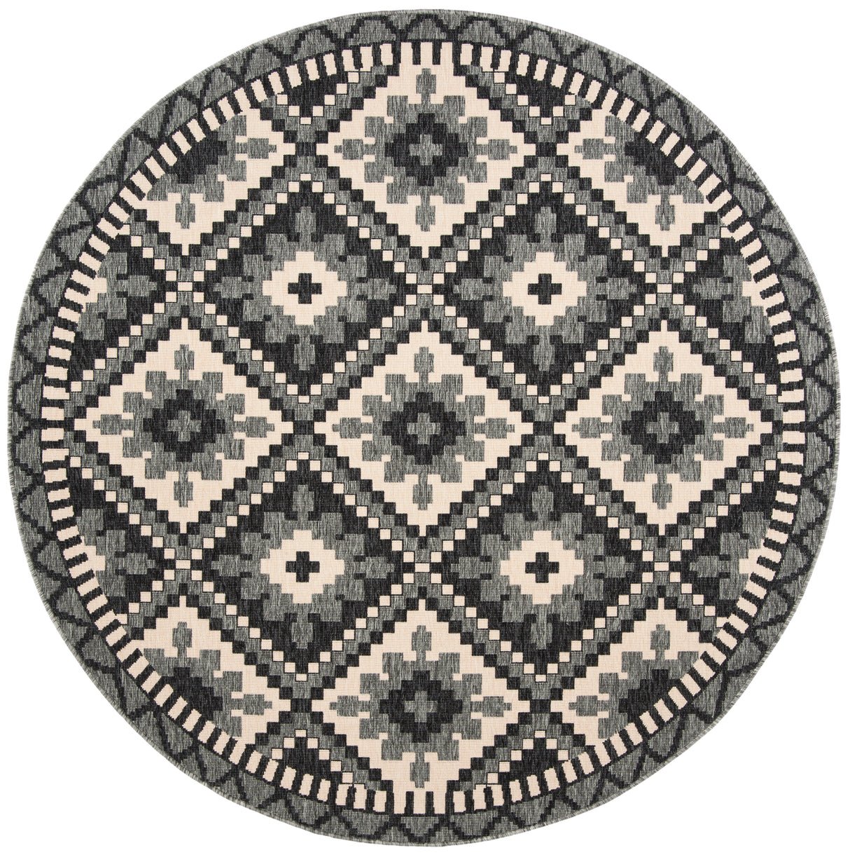 Safavieh Veranda Ver096 Grey/Beige Rug.