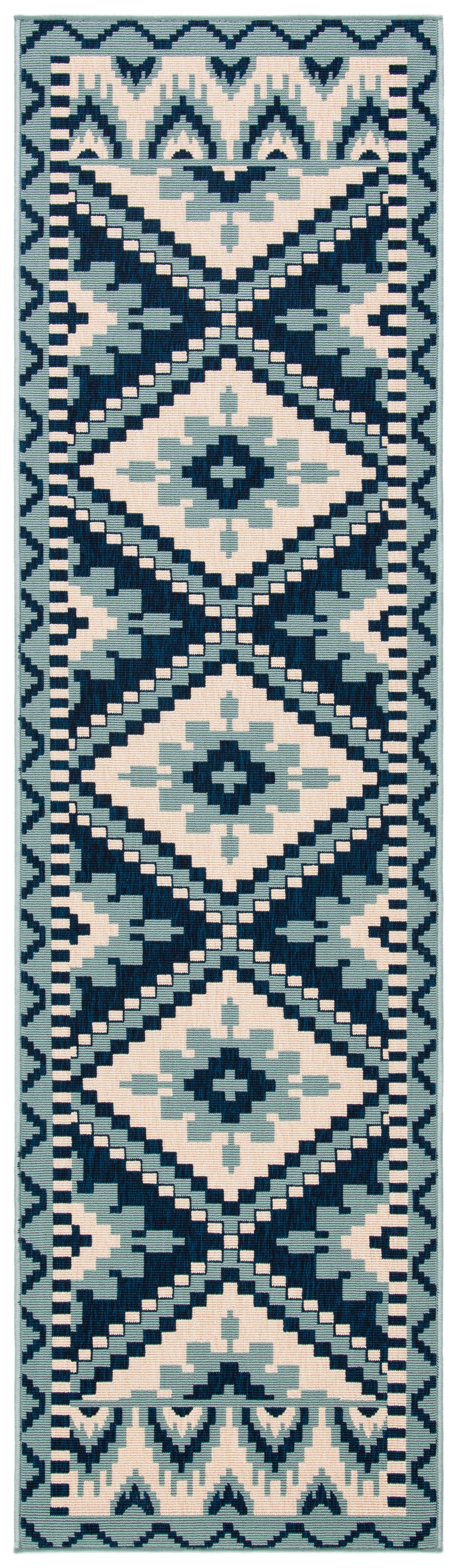 Safavieh Veranda Ver096 Turquoise/Blue Rug.