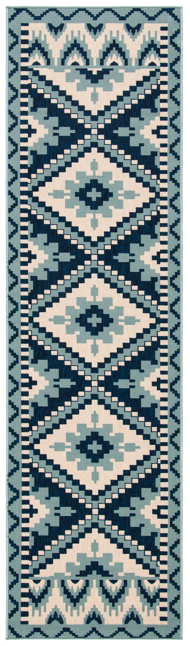 Safavieh Veranda Ver096 Turquoise/Blue Rug.