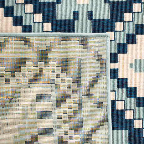 Safavieh Veranda Ver096 Turquoise/Blue Rug.
