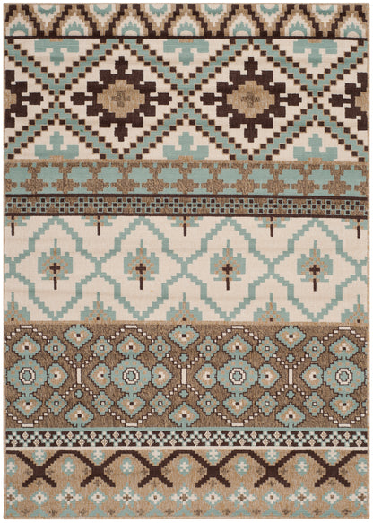 Safavieh Veranda Ver097 Creme/Brown Area Rug