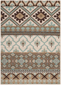 Safavieh Veranda Ver097 Creme/Brown Area Rug