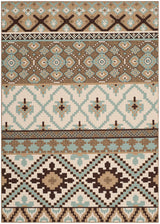 Safavieh Veranda Ver097 Creme/Brown Rug.