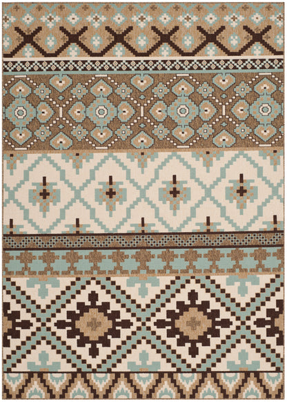 Safavieh Veranda Ver097 Creme/Brown Area Rug