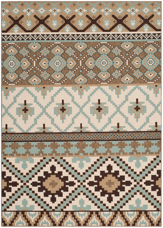 Safavieh Veranda Ver097 Creme/Brown Area Rug