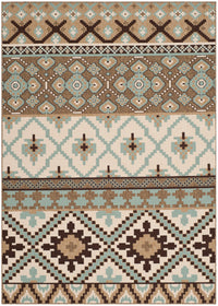 Safavieh Veranda Ver097 Creme/Brown Area Rug