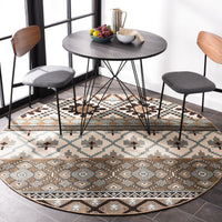 Safavieh Veranda Ver097 Creme/Brown Area Rug