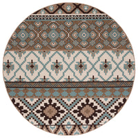 Safavieh Veranda Ver097 Creme/Brown Area Rug