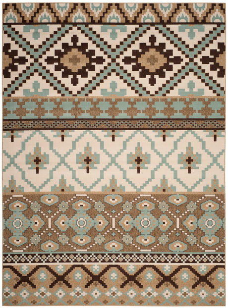 Safavieh Veranda Ver097 Creme/Brown Rug.