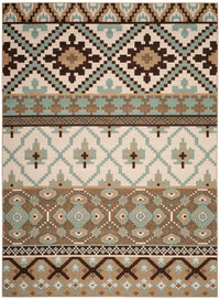 Safavieh Veranda Ver097 Creme/Brown Area Rug