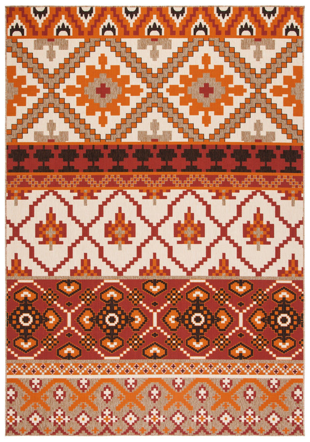 Safavieh Veranda Ver097 Red/Beige Rug.