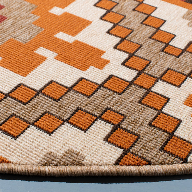 Safavieh Veranda Ver097 Red/Beige Rug.