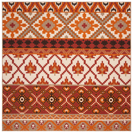 Safavieh Veranda Ver097 Red/Beige Rug.