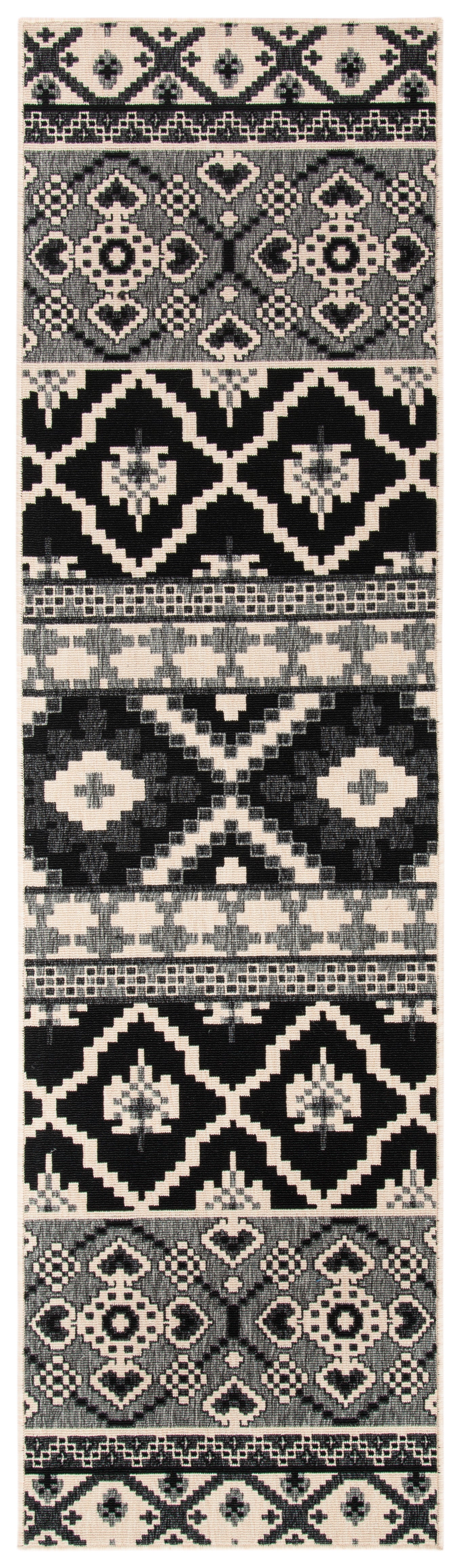 Safavieh Veranda Ver097 Black/Beige Area Rug