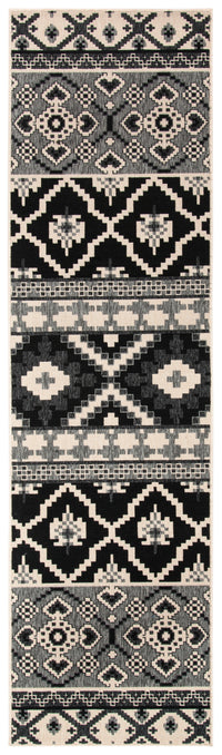 Safavieh Veranda Ver097 Black/Beige Area Rug