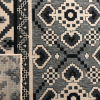 Safavieh Veranda Ver097 Black/Beige Area Rug