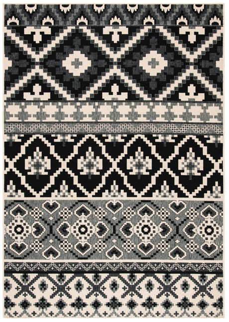 Safavieh Veranda Ver097 Black/Beige Rug.