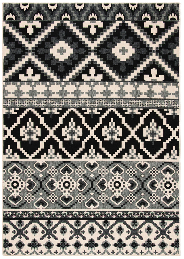 Safavieh Veranda Ver097 Black/Beige Rug.