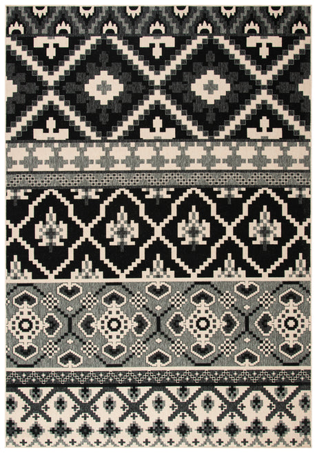 Safavieh Veranda Ver097 Black/Beige Rug.