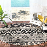 Safavieh Veranda Ver097 Black/Beige Rug.