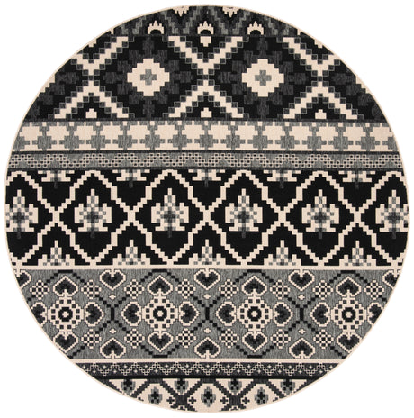 Safavieh Veranda Ver097 Black/Beige Rug.