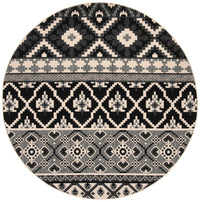 Safavieh Veranda Ver097 Black/Beige Area Rug