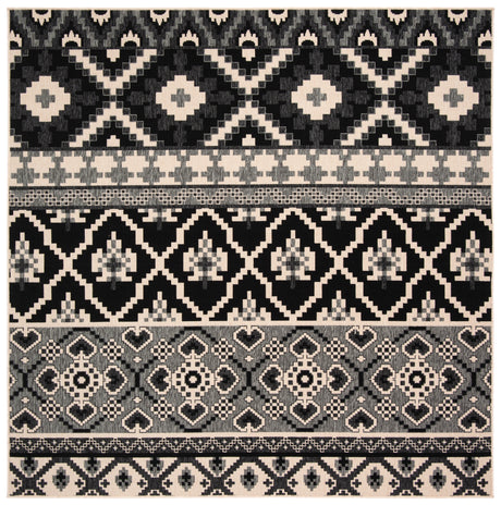 Safavieh Veranda Ver097 Black/Beige Rug.