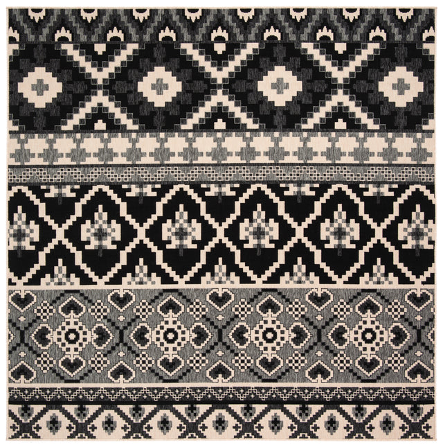 Safavieh Veranda Ver097 Black/Beige Rug.