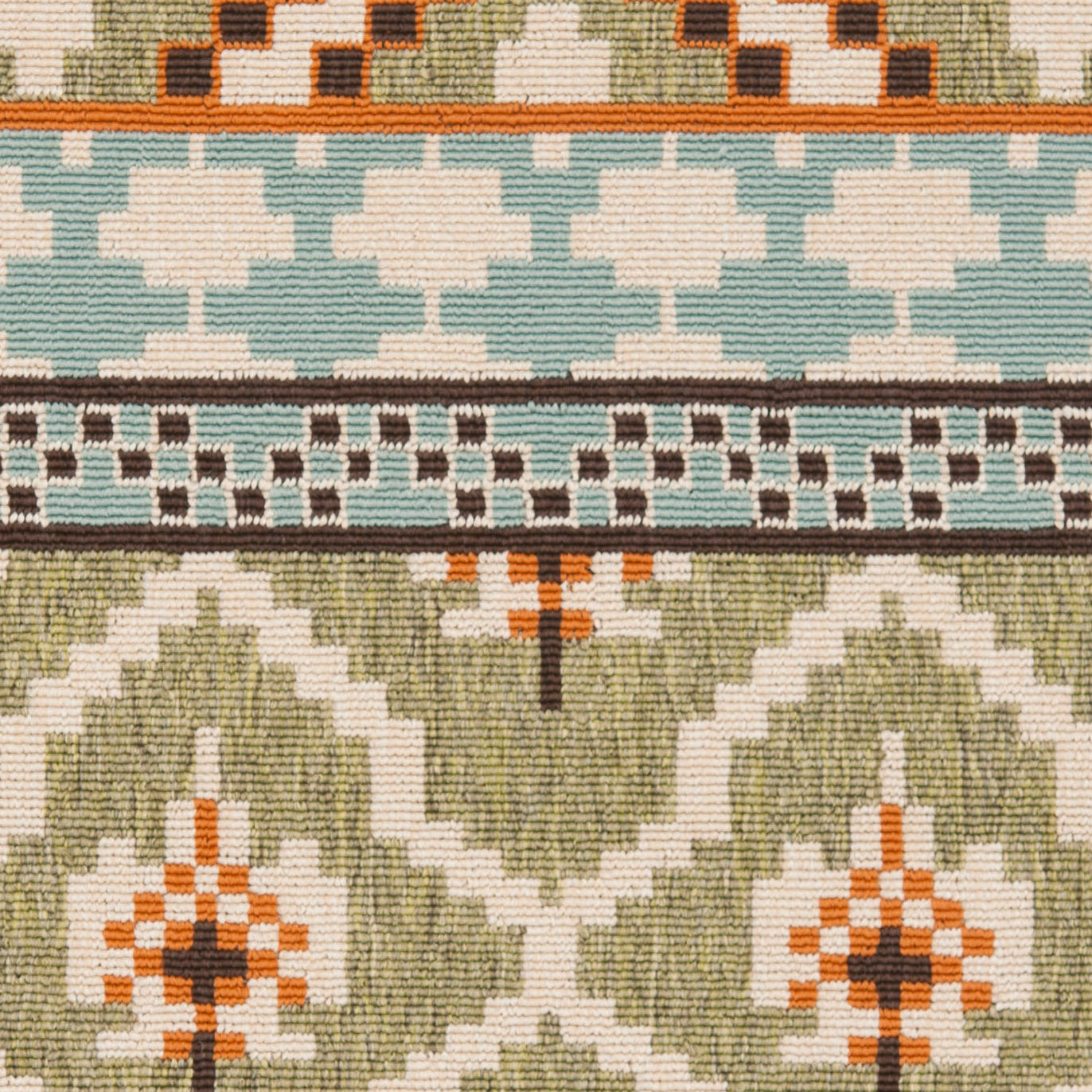 Safavieh Veranda Ver097 Green/Terracotta Area Rug