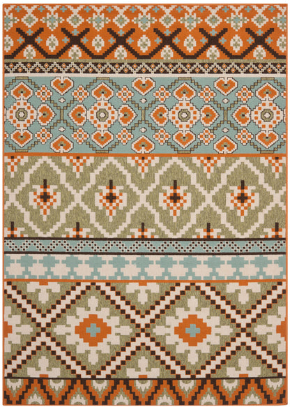 Safavieh Veranda Ver097 Green/Terracotta Area Rug