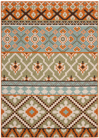 Safavieh Veranda Ver097 Green/Terracotta Area Rug