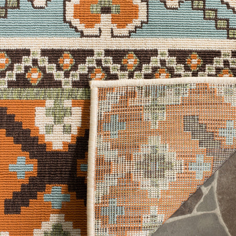 Safavieh Veranda Ver097 Green/Terracotta Rug.