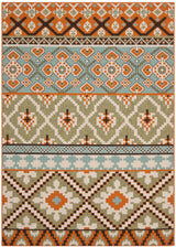 Safavieh Veranda Ver097 Green/Terracotta Rug.