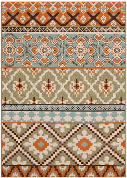 Safavieh Veranda Ver097 Green/Terracotta Area Rug