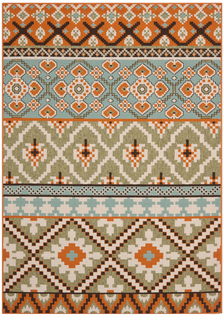 Safavieh Veranda Ver097 Green/Terracotta Rug.