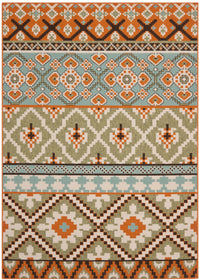 Safavieh Veranda Ver097 Green/Terracotta Area Rug