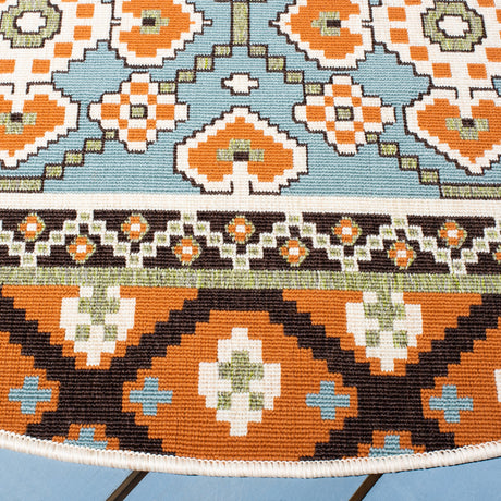 Safavieh Veranda Ver097 Green/Terracotta Rug.
