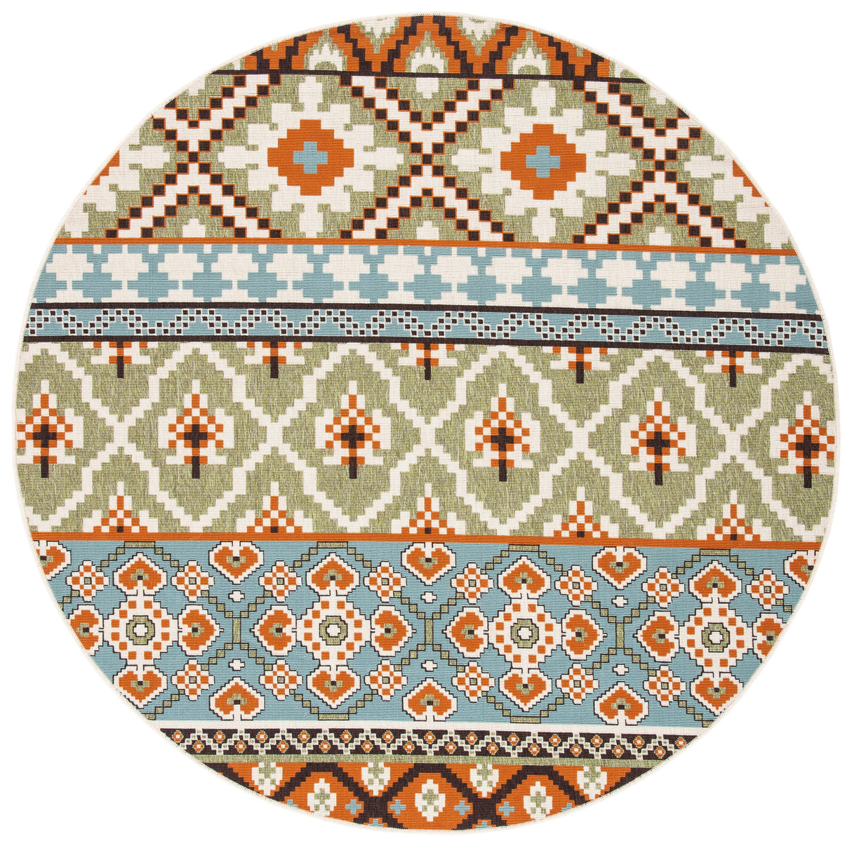 Safavieh Veranda Ver097 Green/Terracotta Rug.
