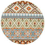 Safavieh Veranda Ver097 Green/Terracotta Rug.