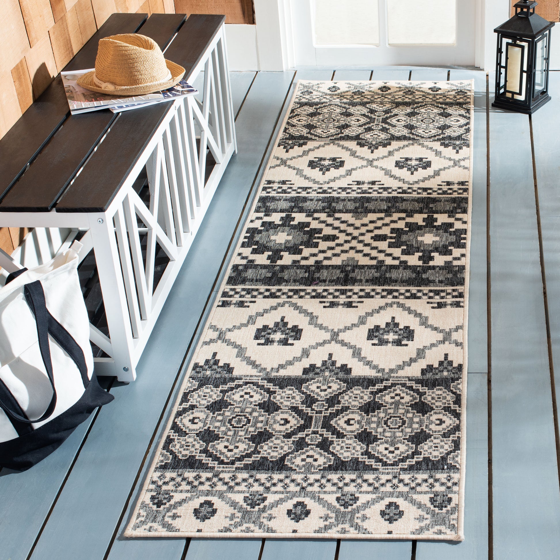 Safavieh Veranda Ver097 Beige/Grey Area Rug