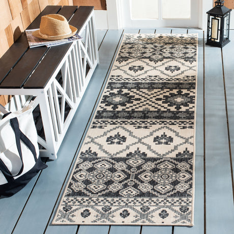 Safavieh Veranda Ver097 Beige/Grey Rug.