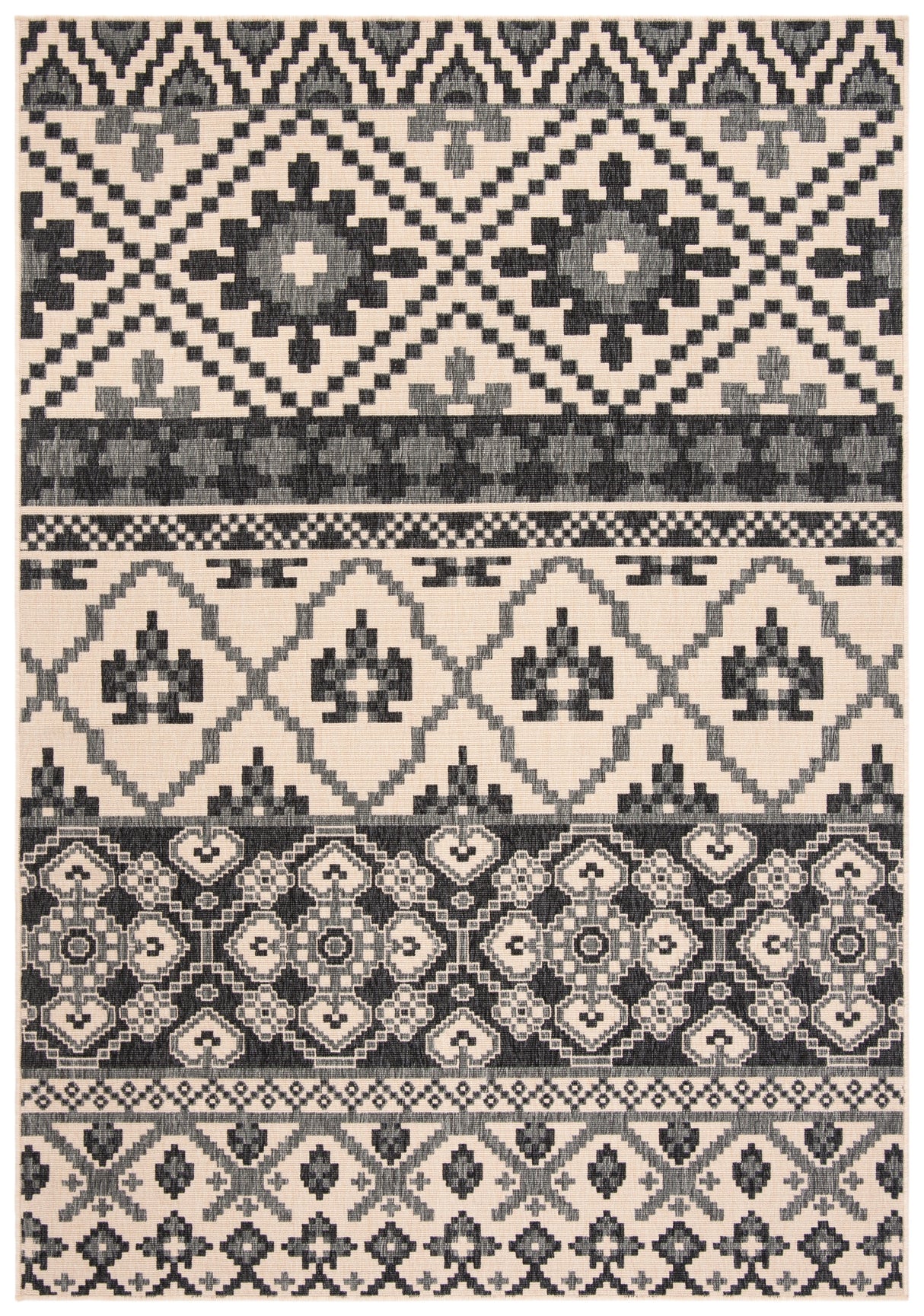 Safavieh Veranda Ver097 Beige/Grey Rug.