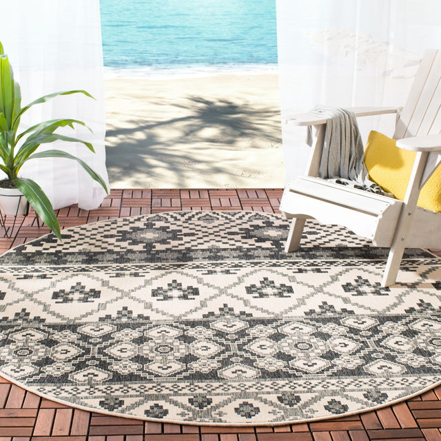 Safavieh Veranda Ver097 Beige/Grey Rug.