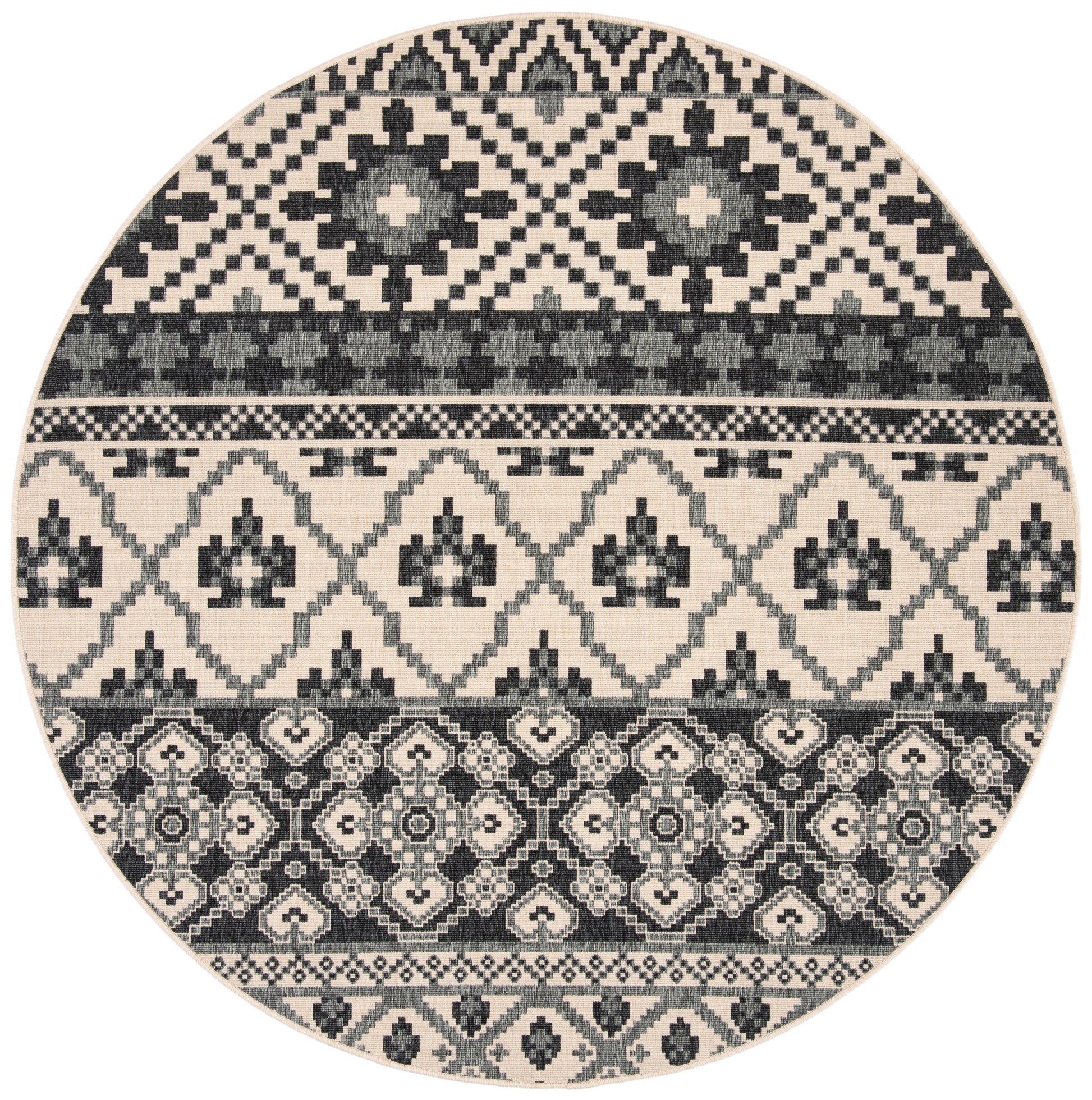 Safavieh Veranda Ver097 Beige/Grey Area Rug