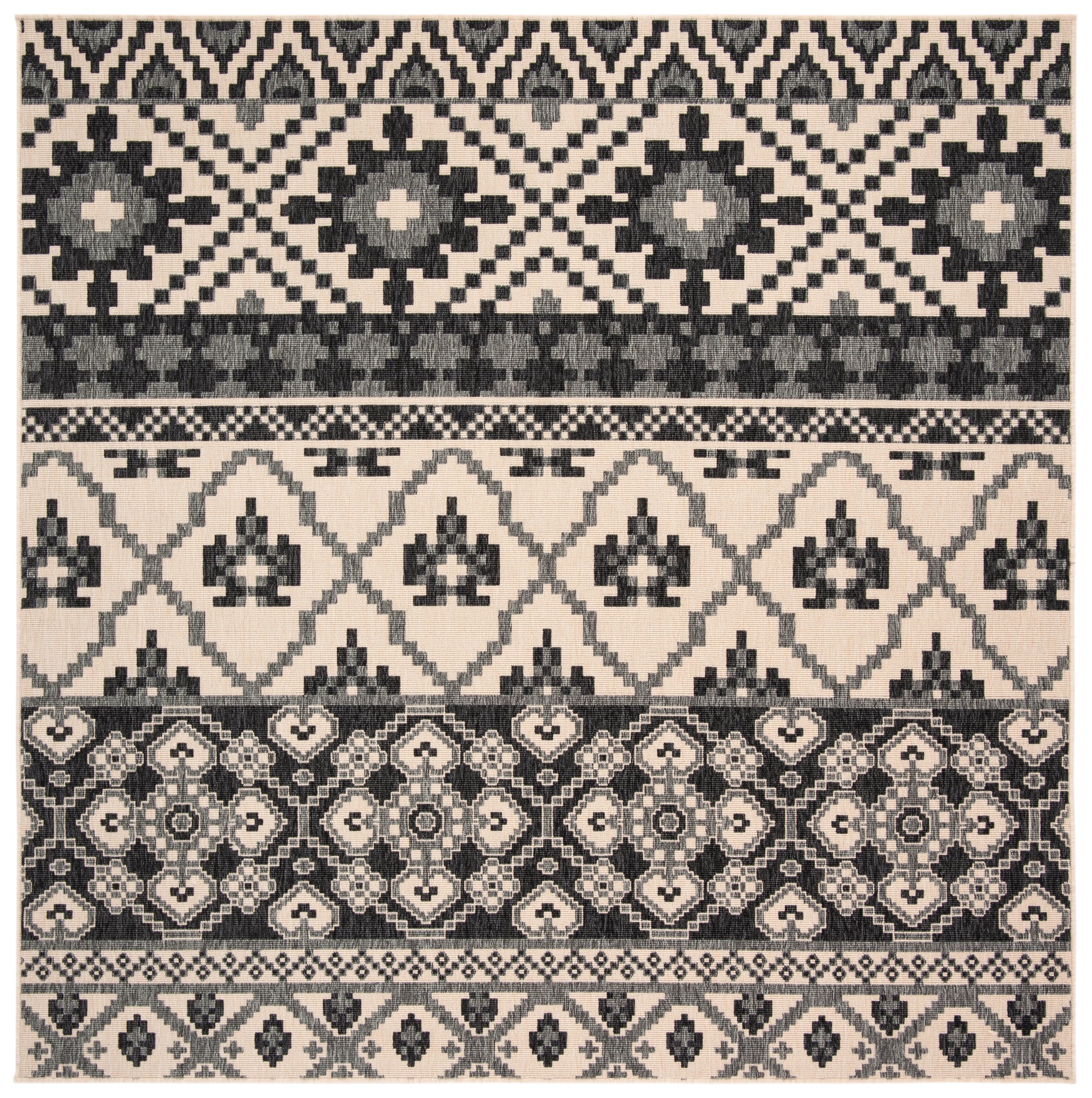 Safavieh Veranda Ver097 Beige/Grey Area Rug