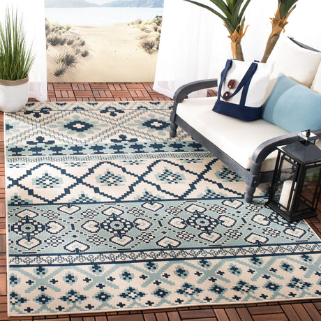 Safavieh Veranda Ver097 Turquoise/Blue Rugs.