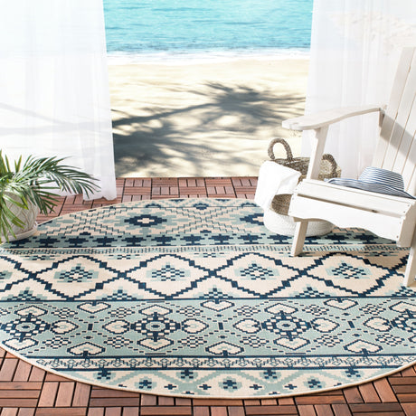 Safavieh Veranda Ver097 Turquoise/Blue Rugs.