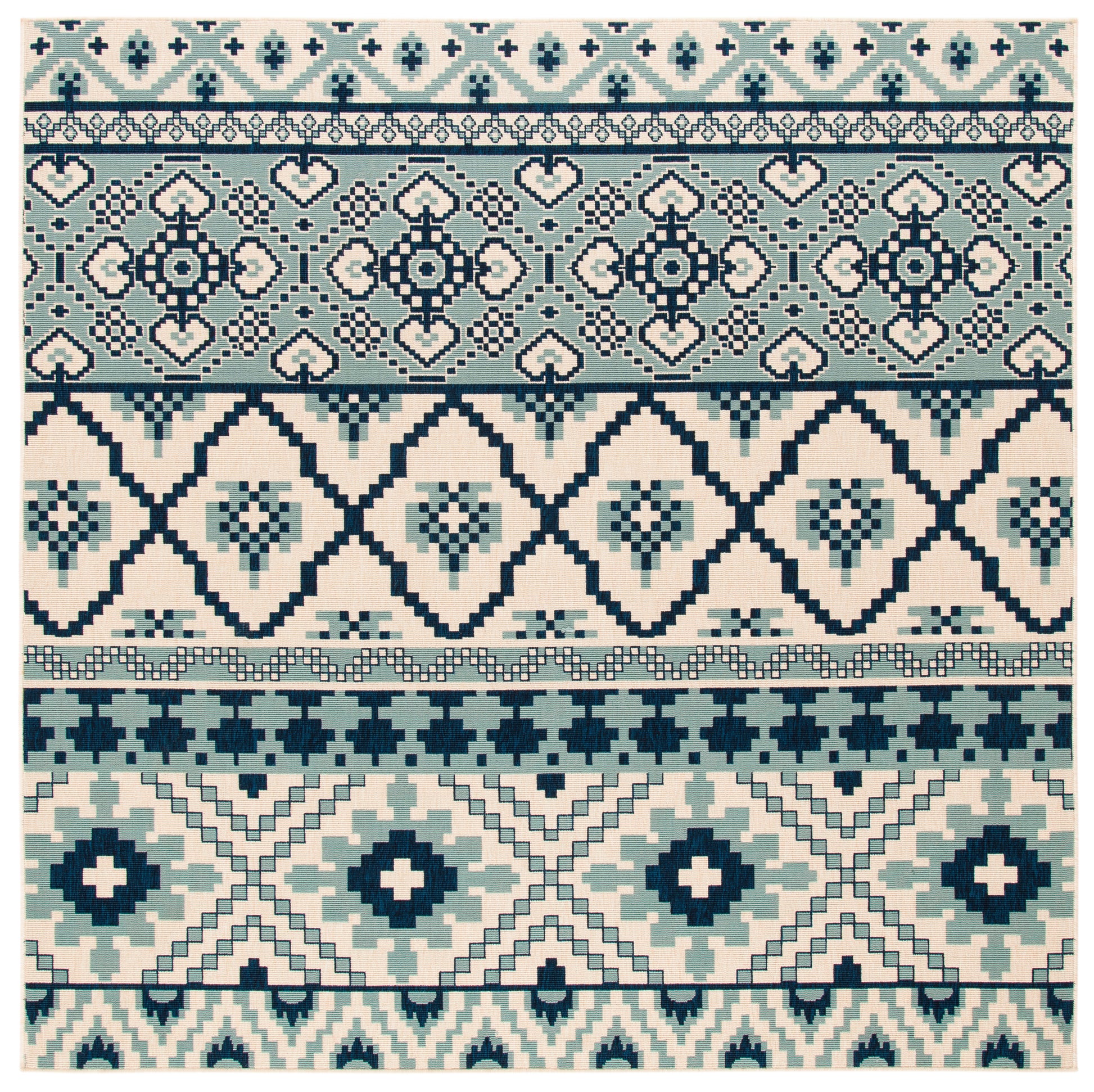 Safavieh Veranda Ver097 Turquoise/Blue Area Rug