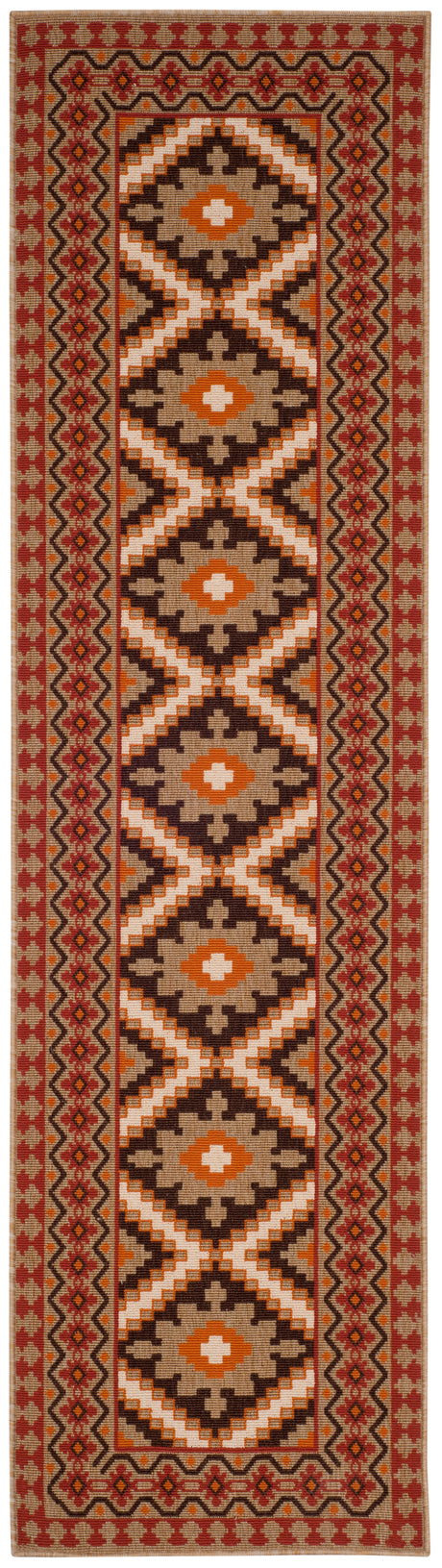 Safavieh Veranda Ver099 Red/Natural Rug.