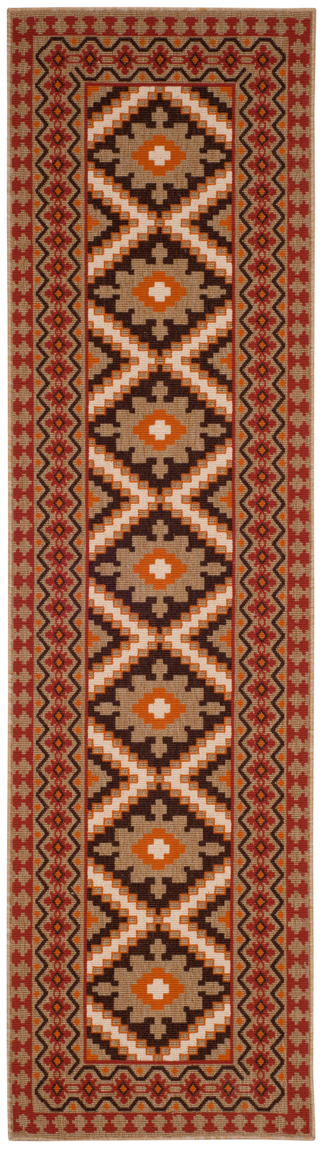 Safavieh Veranda Ver099 Red/Natural Rug.